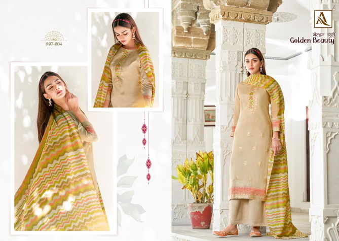 Alok Golden Beauty Casual Daily Wear Jam Cotton Printed Designer Dress Material Collection